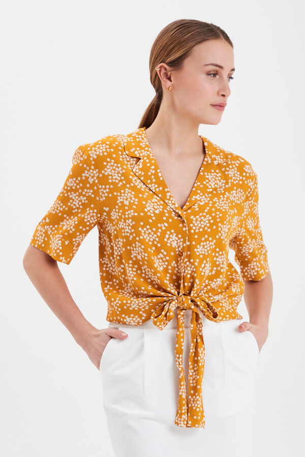 EMMETT TIE BLOUSE